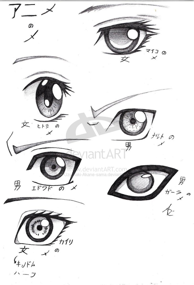 anime eyes